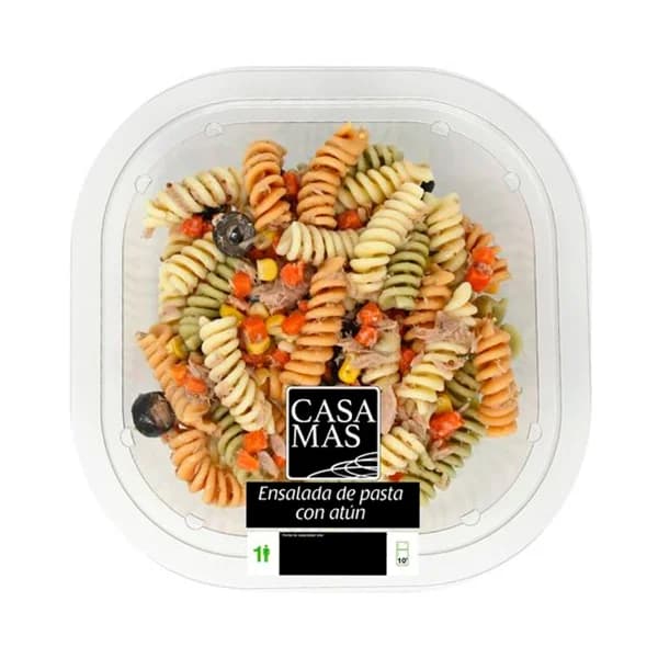 CASA MAS Ensalada de pasta con atún, lista para comer 250 g. - 0.25 kg - Imagen del producto en Findit