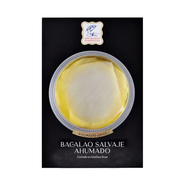 AHUMADOS DOMINGUEZ Bacalao salvaje ahumado 90 g. - 0.09 kg - Imagen del producto en Findit