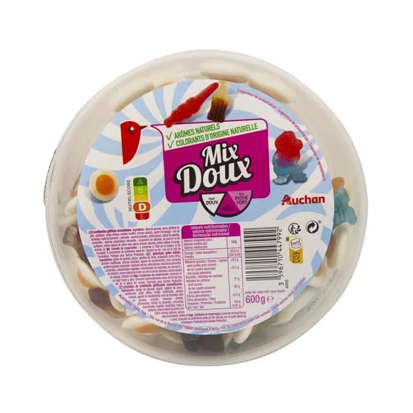 PRODUCTO ALCAMPO Mix de golosinas maxi (geles dulces aromatizados) 600 g. - 0.6 kg - Imagen del producto en Findit