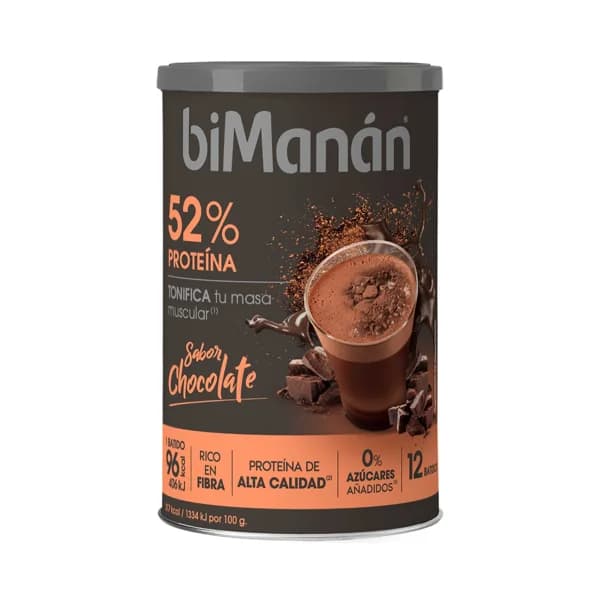 BIMANÁN Batido de proteína con sabor a chocolate 360 g. - 0.36 kg - Imagen del producto en Findit
