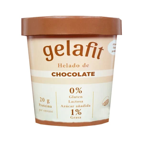 GELAFIT Tarrina de helado de chocolate, sin gluten y sin lactosa 450 ml. - 0.29 kg - Imagen del producto en Findit