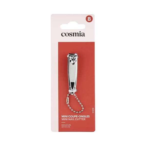 COSMIA Mini cortauñas para manicura, con lima y cadena. - 1 ud - Imagen del producto en Findit