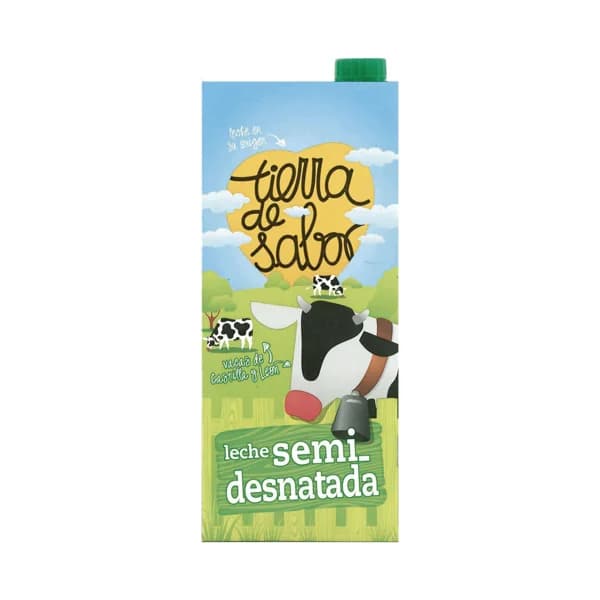 TIERRA DE SABOR Leche semidesnatada de vaca 1 l. - 1 l - Imagen del producto en Findit