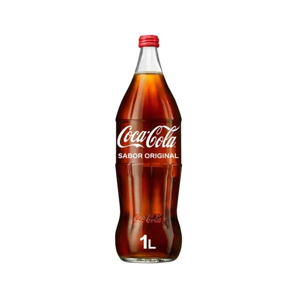 COCA COLA Refresco de cola botella vidrio 1 l. - 1 l - Imagen del producto en Findit