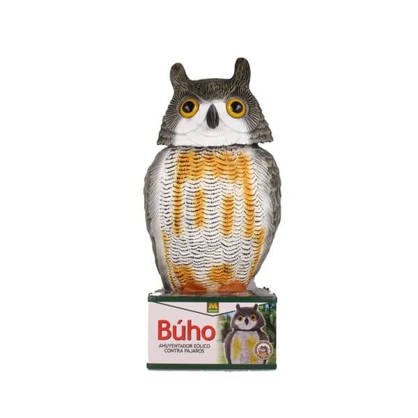 Buho eólico ahuyenta aves fabricado en pvc, MASSO. - 1 ud - Imagen del producto en Findit