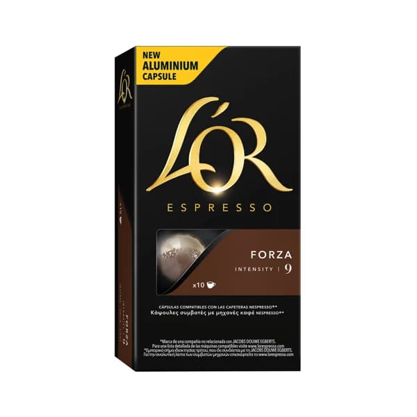 L'OR ESPRESSO Café en cápsulas Forza I9, 10 uds. - 0.05 kg - Imagen del producto en Findit