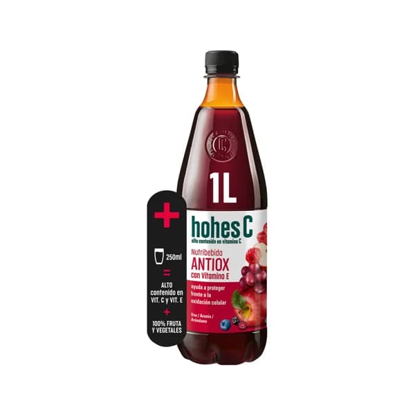 HOHES C Antiox Nutribebida con sabor a uva, arándano y aronia  1 l. - 1 l - Imagen del producto en Findit