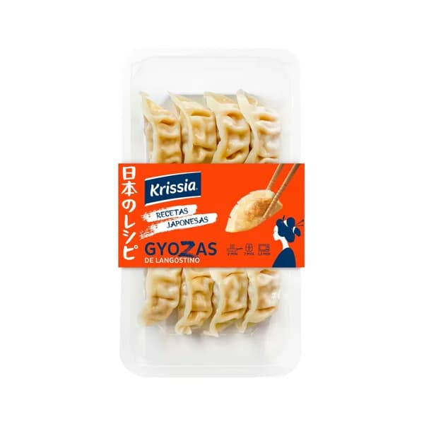 KRISSIA Gyozas de langostinos, listas para calentar y comer 175 g. - 0.18 kg - Imagen del producto en Findit