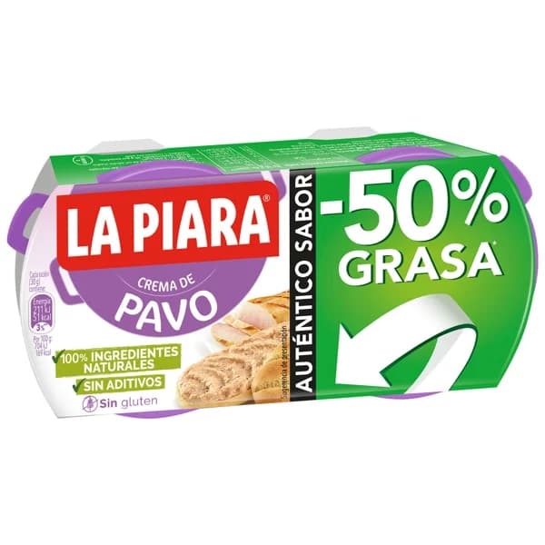LA PIARA Paté de pavo LA PIARA 2 x 77 g. - 0.15 kg - Imagen del producto en Findit