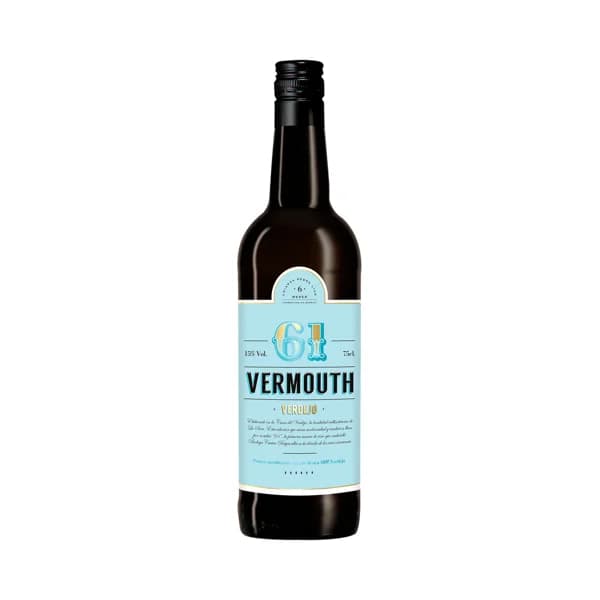 61 Vermouth elaborado con uvas variedad Verdejo botella 75 cl. - 0.75 l - Imagen del producto en Findit