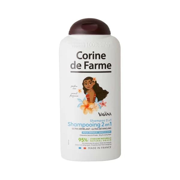 CORINE DE FARME Vaiana Champú nutritivo 2 en 1 para cabellos secos y encrespados 300 ml. - 0.3 l - Imagen del producto en Findit