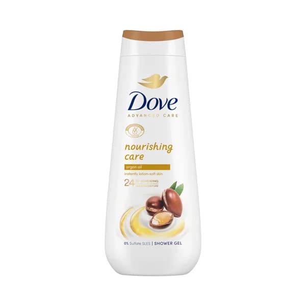 DOVE Cuidado avanzado Gel para baño o ducha nutritivo con aceite de argán 600 ml. - 0.6 l - Imagen del producto en Findit