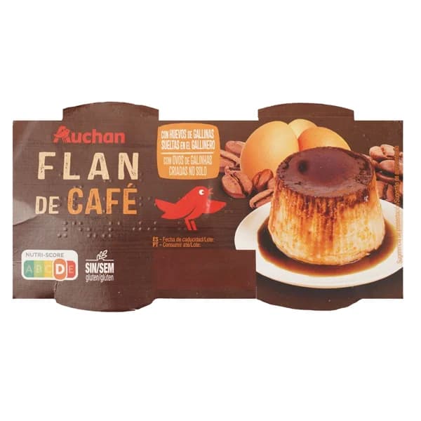 PRODUCTO ALCAMPO Flan de café 4X100g - 0.4 kg - Imagen del producto en Findit