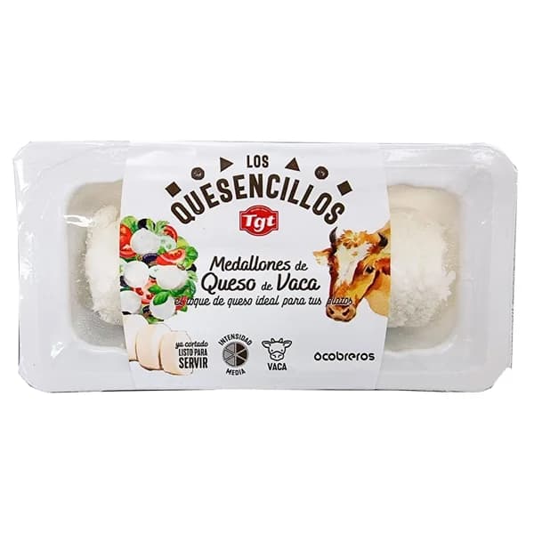 TGT Los quesencillos Queso de rulo 100% de vaca precortado 100g - 0.1 kg - Imagen del producto en Findit