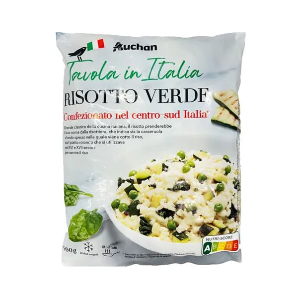 AUCHAN Risotto verde 900 g PRODUCTO ALCAMPO. - 0.9 kg - Imagen del producto en Findit
