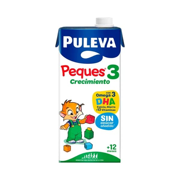PULEVA Peques 3 Leche (3) de crecimiento de 12 a 36 meses 1 l. - 1 l - Imagen del producto en Findit