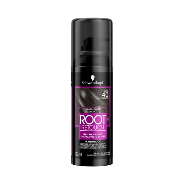 SCHWARZKOPF Root Retouch Tinte en spray retocador de raiz, para cabellos con tonos negros Root retoucher. - 0.12 l - Imagen del producto en Findit