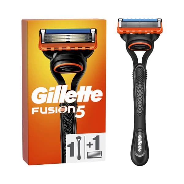 GILLETTE Fusion 5 Maquinila de afeitar con cabezal basculante de 5 hojas. - 1 ud - Imagen del producto en Findit