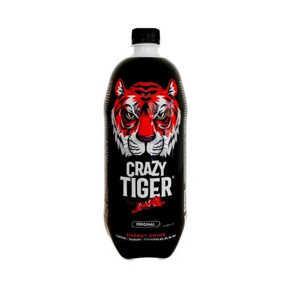 CRAZYTIGER Bebida energética botella 1 l. - 1 l - Imagen del producto en Findit