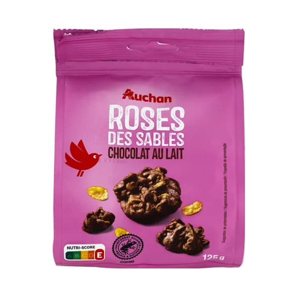 PRODUCTO ALCAMPO Copos de maíz tostados recubiertos de chocolate con leche 125 g. - 0.13 kg - Imagen del producto en Findit