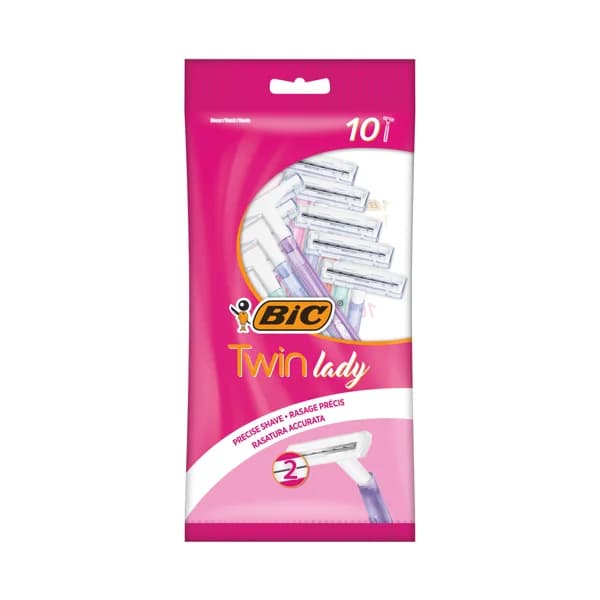 BIC Twin lady Maquinillas desechables con cabezal de doble hoja 10 uds. - 1 ud - Imagen del producto en Findit
