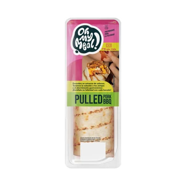 OH MY DEAL! Flauta pulled pork bbq al estilo americano 240 g. - 0.24 kg - Imagen del producto en Findit