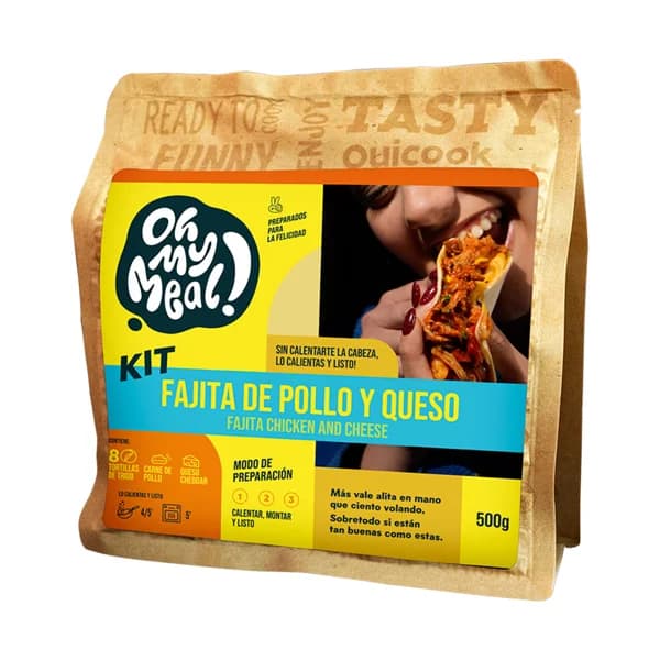 OH MY MEAL! Fun kit fajita de pollo estilo mexicana 500 g. - 0.5 kg - Imagen del producto en Findit