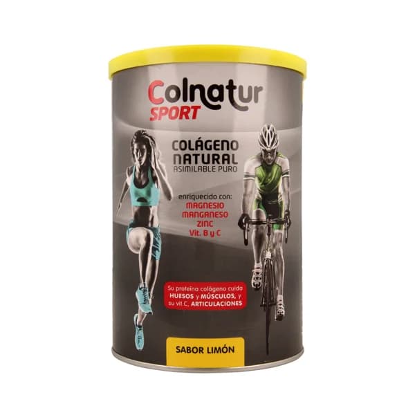 COLNATUR Colágeno natural asimilable puro, con sabor limón y presentación en polvo COLNATUR Sport 345 gr. - 0.35 kg - Imagen del producto en Findit