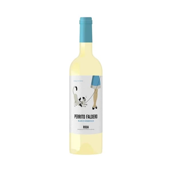 PERRITO FALDERO  Vino blanco semi-dulce con D.O. Ca. Rioja botella 75 cl. - 1 ud - Imagen del producto en Findit