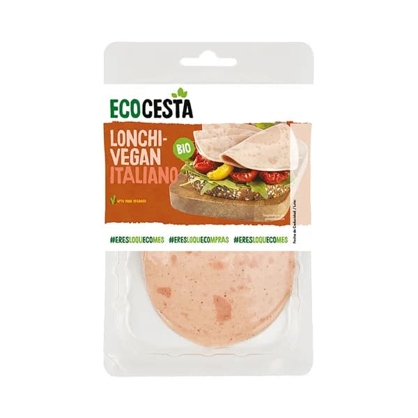 ECOCESTA Lonchas veganas ecológicas con sabor a mortadela italiana 100 g. - 0.1 kg - Imagen del producto en Findit