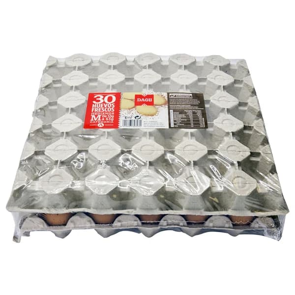 DAGU Huevos de gallinas en jaulas acondicionadas clase M y cat. A 30 uds. - 1 ud - Imagen del producto en Findit