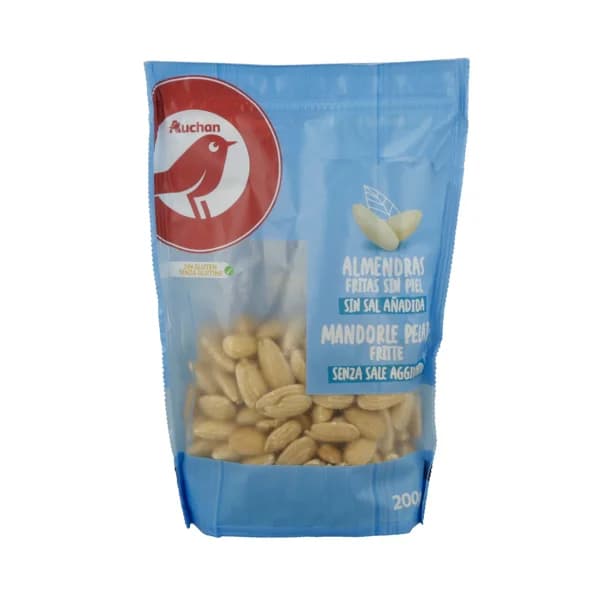 PRODUCTO ALCAMPO Almendras sin piel fritas, sin sal añadida PRODUCTO ALCAMPO 200 g. - 0.2 kg - Imagen del producto en Findit