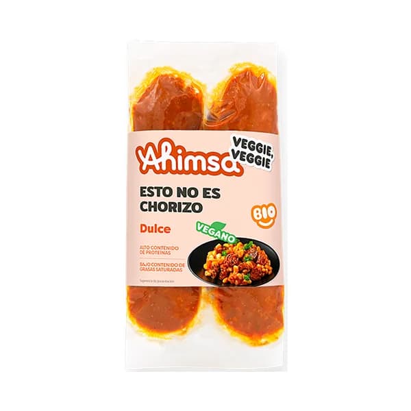 AHIMSA Chorizo dulce vegano AHIMSA 230 g. - 0.23 kg - Imagen del producto en Findit