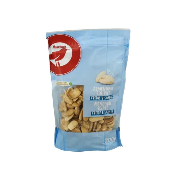 PRODUCTO ALCAMPO Almendras sin piel, fritas y saladas 200 g. - 0.2 kg - Imagen del producto en Findit