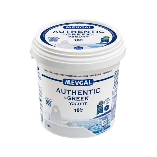 MEVGAL Yogur griego 10% materia grasa, sabor natural 900 g. - 0.9 kg - Imagen del producto en Findit