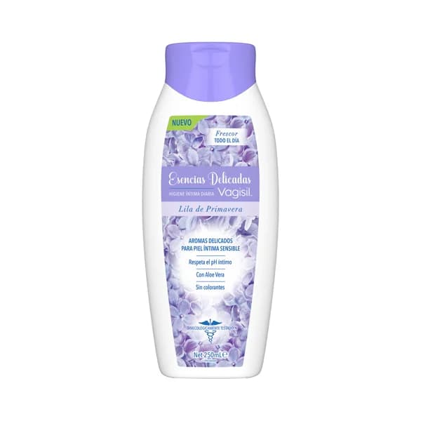 VAGISIL Gel para la higiene íntima diaria con aloe vera y aroma a lilas VAGISIL Esencias delicadas 250 ml. - 0.25 l - Imagen del producto en Findit