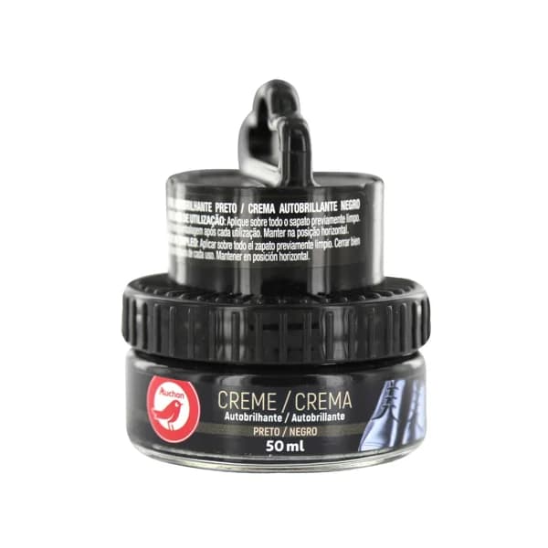 PRODUCTO ALCAMPO Crema en tarro autobrillante con aplicador para calzado negro PRODUCTO ALCAMPO, 50 ml. - 0.05 l - Imagen del producto en Findit