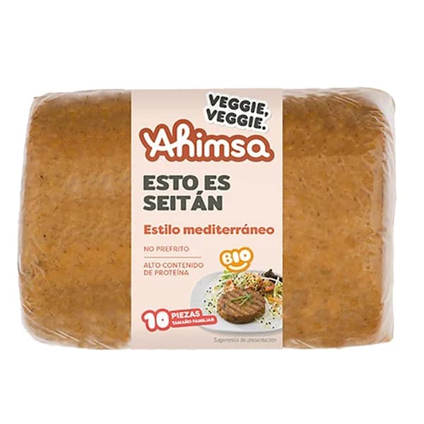 AHIMSA Seitán estilo Mediterráneo ecológico AHIMSA 750 g. - 0.75 kg - Imagen del producto en Findit