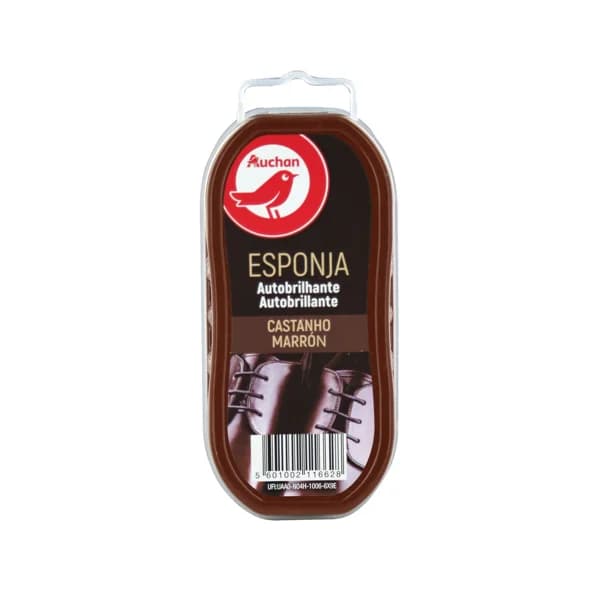 PRODUCTO ALCAMPO Esponja autobrillante para limpiar especial calzado marrón PRODUCTO ALCAMPO, 1 ud. - 1 ud - Imagen del producto en Findit