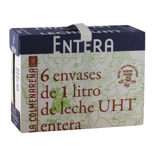 LA COLMENAREÑA Leche entera 6 x 1l. - 6 l - Imagen del producto en Findit