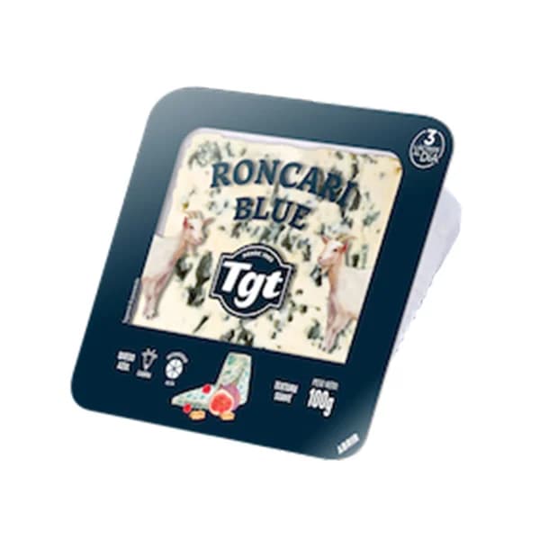 TGT Queso Roncari Blue de cabra TGT Cuña de 100g. - 0.1 kg - Imagen del producto en Findit