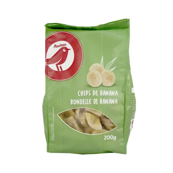 PRODUCTO ALCAMPO Chips de banana PRODUCTO ALCAMPO 200 g. - 0.2 kg - Imagen del producto en Findit