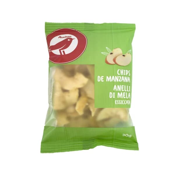 PRODUCTO ALCAMPO Chips de manzana PRODUCTO ALCAMPO 30 g. - 1 ud - Imagen del producto en Findit