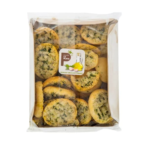 DULCES LA PLATA Pan de ajo 18 unidades 160 g. - 0.16 kg - Imagen del producto en Findit