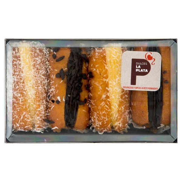 DULCES LA PLATA Delfines surtidos 4 unidades 180 g. - 0.18 kg - Imagen del producto en Findit