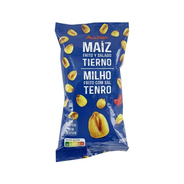PRODUCTO ALCAMPO Maíz frito tierno con sal PRODUCTO ALCAMPO 200 g. - 0.2 kg - Imagen del producto en Findit