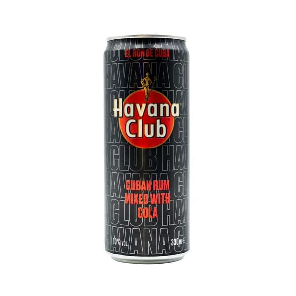 HAVANA CLUB Combinado de run cubano y refresco de cola (Cuba libre) lata 33 cl. - 0.25 l - Imagen del producto en Findit
