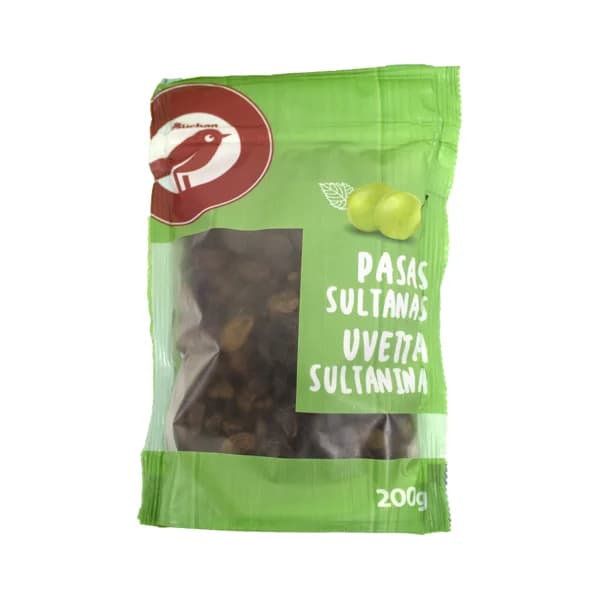 PRODUCTO ALCAMPO Pasas sultanas PRODUCTO ALCAMPO 200 g. - 0.2 kg - Imagen del producto en Findit