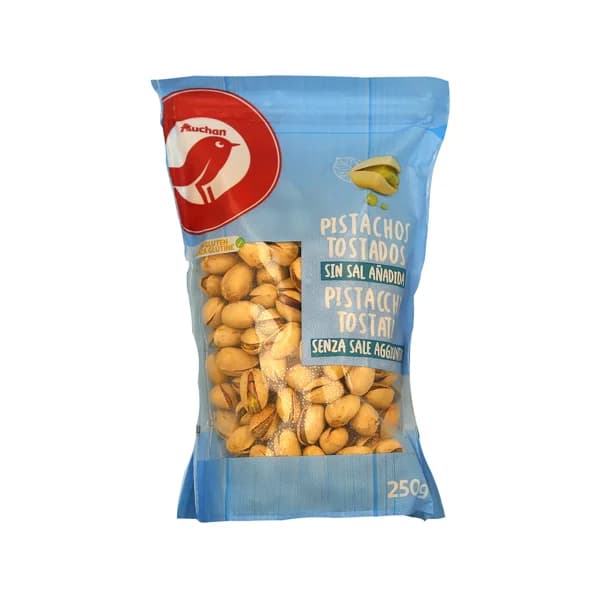PRODUCTO ALCAMPO Pistachos tostados sin sal añadida PRODUCTO ALCAMPO 250 g. - 0.25 kg - Imagen del producto en Findit