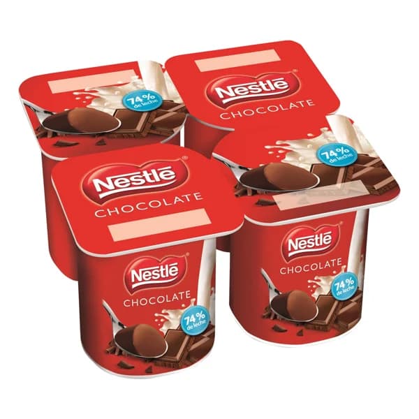 NESTLÉ Yogur de crema de chocolate con leche NESTLÉ 4 x 125 g. - 0.5 kg - Imagen del producto en Findit